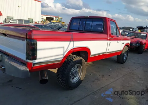 1986 Ford F250 z USA, uszkodzony, nr VIN 1FTHF2513GKA40635